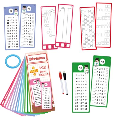 GTFYUDGH Multiplikationstisch -Flash -Karten, Flash -Karten Multiplikation | Times Tabellen Ressourcen für Kinder,Doppelseitiges Spielzeug mit 2 trockenen Stiften für die Lernstufe des Kindes GTFYUDGH Multiplikationstisch -Flash -Karten, Flash -Karten Multiplikation | Times Tabellen Ressourcen für Kinder,Doppelseitiges Spielzeug mit 2 trockenen Stiften für die Lernstufe des Kindes von GTFYUDGH