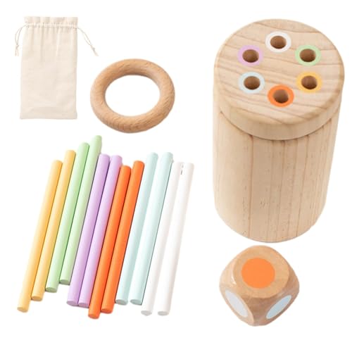 GTFYUDGH Sortierspielzeug für Kleinkinder 1–3, Farblich passendes Spielzeug für Kleinkinder 1–3,Zählspielzeug, farblich passendes Balance-Stick-Spielzeug aus | Sinnesspielzeug, von GTFYUDGH