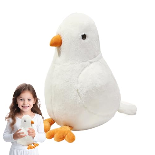 GTFYUDGH Tauben Stofftier - Naturgetreues Kuscheltier aus PP-Baumwolle - Sicheres PP-Baumwoll Stofftier Für Mädchen Schlafbegleiter Geburtstagsgeschenk Für Familie Freunde von GTFYUDGH