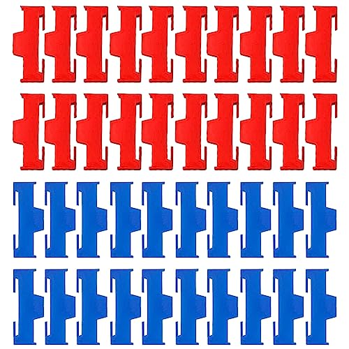 GTIWUNG 40Pcs Servo-Verlängerungskabel Schnallenclip,Servo Clip Sicherung Clip Kabelschnallenclip Flight Controller-Kabel Befestigungsverbindungsstopfen Befestigungshalter für Servokabel Stecksystem von GTIWUNG