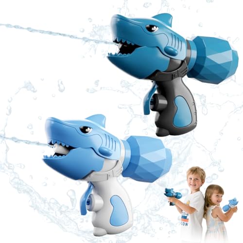 Wasserpistole für Kinder, 2 Stück Wasserspritzpistole, Wasser Soaker Blaster mit 8-10 Meter Großer Reichweite, Spritzpistole für Jungen, Mädchen, Sommer, Pool, Garten und Strand Wasserpistole für Kinder, 2 Stück Wasserspritzpistole, Wasser Soaker Blaster mit 8-10 Meter Großer Reichweite, Spritzpistole für Jungen, Mädchen, Sommer, Pool, Garten und Strand von GTJEOI