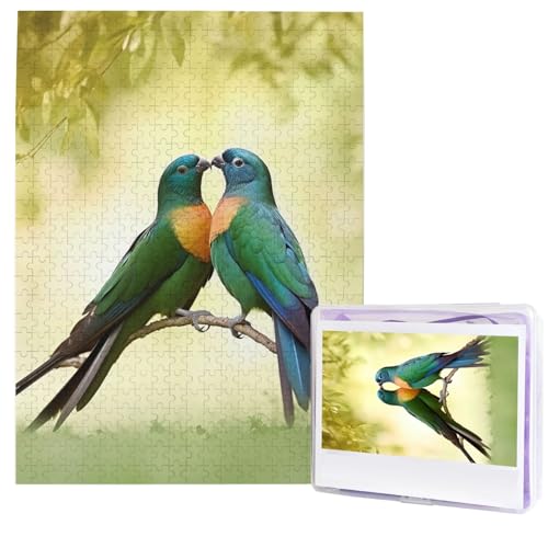 Love Birds Puzzle für Erwachsene, 500 Teile, personalisierte Puzzles aus Fotos, herausforderndes Puzzle, perfekt für Spieleabende, Holzpuzzles Geschenk für Feiertage, Geburtstag Love Birds Puzzle für Erwachsene, 500 Teile, personalisierte Puzzles aus Fotos, herausforderndes Puzzle, perfekt für Spieleabende, Holzpuzzles Geschenk für Feiertage, Geburtstag von GTKSYNVE