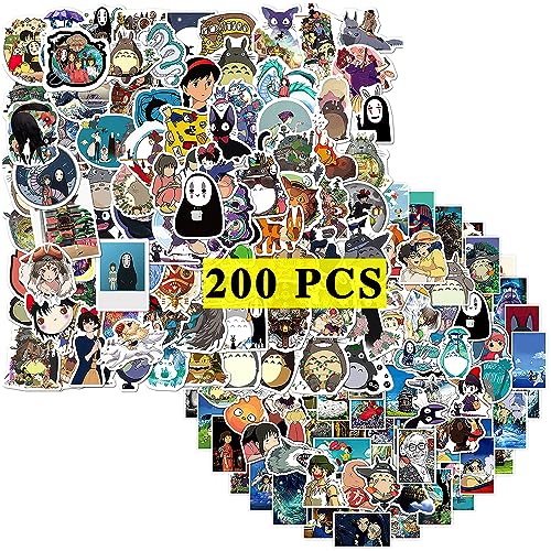GTOTd Japan Cartoon Stickers Aufkleber (200 Stück) Geschenke Merch Aufkleber für Laptop Wasserflasche Telefon Zubehör Auto Stoßstange Fenster Helm Dekor Teens Kinder von GTOTd