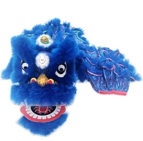 GTOULHH Löwen- und Drachentanz 8 Zoll Löwentanz-Set Aus Seide, Drachentanz Für Traditionelle Festival-Löwentanz-Kostüm-Aufführung Chinesisches Kostüm für Festivalauftritte(B) von GTOULHH