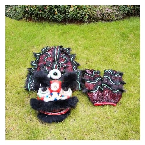 Löwen- und Drachentanz 6 Zoll Chinesischer Löwentanz, Frühlingsfest, Löwentanz, Feier, Eröffnung, Outdoor, Löwentanz, Traditionelles Maskottchen Chinesisches Kostüm für Festivalauftritte(Black) Löwen- und Drachentanz 6 Zoll Chinesischer Löwentanz, Frühlingsfest, Löwentanz, Feier, Eröffnung, Outdoor, Löwentanz, Traditionelles Maskottchen Chinesisches Kostüm für Festivalauftritte(Black) von GTOULHH