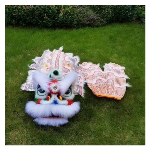 Löwen- und Drachentanz 6 Zoll Chinesischer Löwentanz, Frühlingsfest, Löwentanz, Feier, Eröffnung, Outdoor, Löwentanz, Traditionelles Maskottchen Chinesisches Kostüm für Festivalauftritte(White) Löwen- und Drachentanz 6 Zoll Chinesischer Löwentanz, Frühlingsfest, Löwentanz, Feier, Eröffnung, Outdoor, Löwentanz, Traditionelles Maskottchen Chinesisches Kostüm für Festivalauftritte(White) von GTOULHH