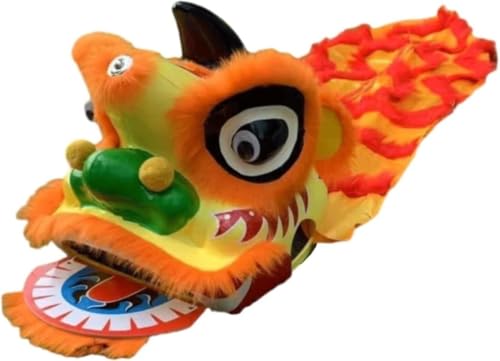 Löwen- und Drachentanz 9 Zoll Löwentanz Traditionelles Maskottchen Löwentanzkopf Drachen- Und Löwentanzrequisiten Chinesisches Neujahr Outdoor-Sport Chinesisches Kostüm für Festivalauftritte(Orange) Löwen- und Drachentanz 9 Zoll Löwentanz Traditionelles Maskottchen Löwentanzkopf Drachen- Und Löwentanzrequisiten Chinesisches Neujahr Outdoor-Sport Chinesisches Kostüm für Festivalauftritte(Orange) von GTOULHH