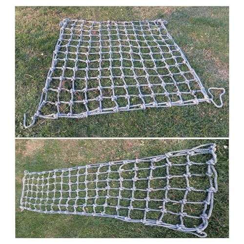 GTRHTYJ Cargo Climbing Net Baumhaus im Freien Nylon Truck Trailer Nets Spielplatz Heavy Duty Swings Net Sicherheitsnetz Frachtnetz Kinderspielplatz Kletternetz Ø 6mm (Size : 1X3m/3.3X9.8ft) von GTRHTYJ