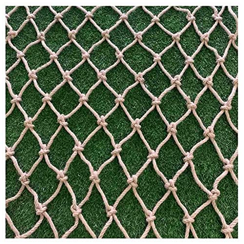 Hanf-Seilnetz 8mm * 15 Cm Garten Netto-Balkon Anti-Herbst Net Trellis Netz Für Kletterpflanzen2 * 2M Hanfseil Net Bar Dekor Und Zubehör Natürliches Jute Material Multifunktionale(Size:1*1m （3.28*3.28f von GTRHTYJ