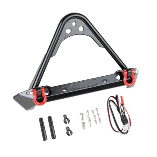 Für Axial Für SCX10 II Für Traxxas Für TRX-4 1/10 Metall Frontstoßstange W Lichter Lampe RC Crawler Teile Und Zubehör Upgrades Ersatz RC Zubehör Für Axial Für SCX10 II Für Traxxas Für TRX-4 1/10 Metall Frontstoßstange W Lichter Lampe RC Crawler Teile Und Zubehör Upgrades Ersatz RC Zubehör von GTVNPOA