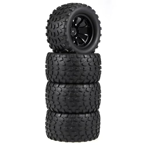 Für HSP Für Tamiya Für Kyosho 1/10 4 Pcs 130MM RC Für Monster Truck Für Buggy Reifen Reifen Rad Schaum Einsätze 12mm Hex RC Zubehör von GTVNPOA