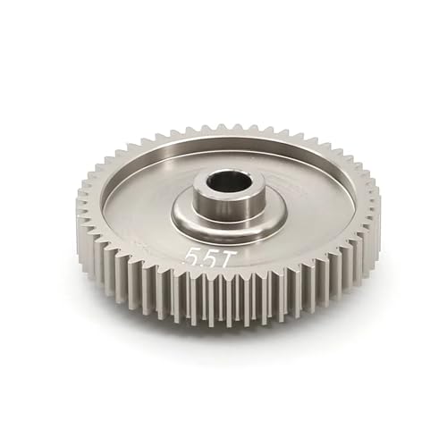 Für Tamiya Für TT-01 1/10 55T 58T 61T High Speed ​​Spur Getriebe 51004 53665 RC Auto Upgrade Teile Zubehör Ersatz RC Zubehör(55T) von GTVNPOA