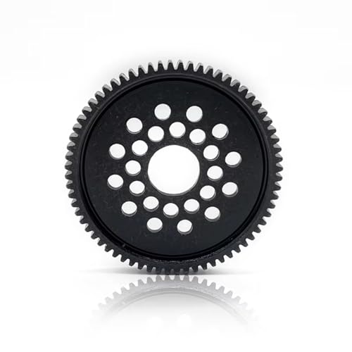 Für Tamiya Für TT-02 1/10 Metall 68T Stirnradgetriebe Und Getriebe Montieren High Speed ​​Gear Set 54500 RC Auto Upgrade Teile RC Zubehör(68T Gear) von GTVNPOA