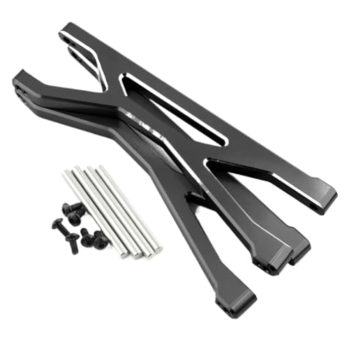 Für Traxxas Für X-Maxx 6S 8S 1/5 2 Stücke Metall Vorne Hinten Upper Suspension Arm RC Für Monster Truck Upgrade Teile Zubehör RC Zubehör(Black) von GTVNPOA