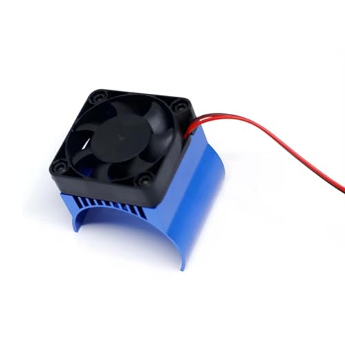 GTVNPOA Für Absima Für CR 1,8 Für Yucatan Für Yikong Für YK4082 Für YK4083 1/8 42mm Motor Lüfter Kühlkörper RC Crawler Auto Upgrade Teile RC Zubehör(Blue1) von GTVNPOA