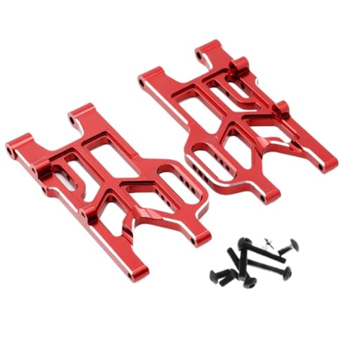 GTVNPOA Für Arrma Für Mojave 4S 4X4 Für BLX 1/8 Metall Hinten Suspension Arm Für Schaukel Arm RC Auto Upgrade Teile Ersatz Teile RC Zubehör(Red) von GTVNPOA