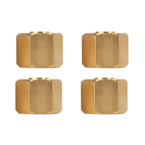 GTVNPOA Für Axial Für SCX10 90046 RR10 Für RGT Für 86100 Für MST Für UTB18 1/10 4 Stück Gewichtete Rad Hex Hub 8/9/10MM RC Zubehör(10mm) von GTVNPOA