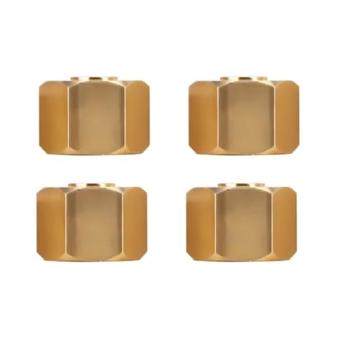 GTVNPOA Für Axial Für SCX10 90046 RR10 Für RGT Für 86100 Für MST Für UTB18 1/10 4 Stück Gewichtete Rad Hex Hub 8/9/10MM RC Zubehör(9mm) von GTVNPOA