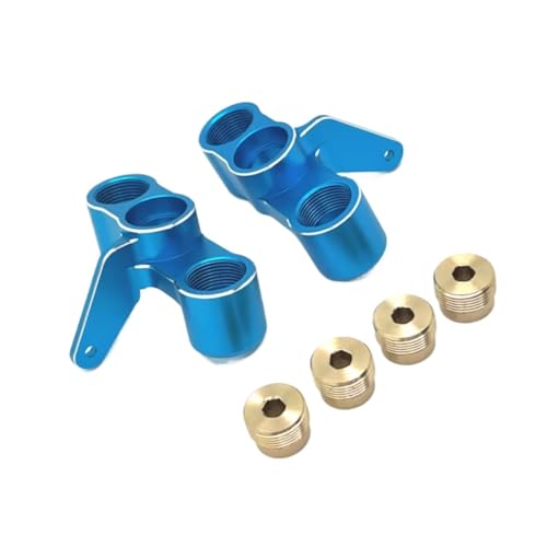 GTVNPOA Für FS Für Cheetah Für Atom Für Thunder 1/8 Metall Front Lenkbecher RC Auto LKW Teile Und Zubehör Upgrade Ersatz Und Verwendung RC Zubehör(Blue) von GTVNPOA
