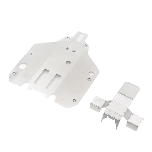 GTVNPOA Für Feiyue FY03 FY06 FY07 FY08 1/12 2 Stücke Edelstahl Für Chassis Und Hinterachse Schutz Skid Platte RC Auto Upgrade Teile RC Zubehör von GTVNPOA