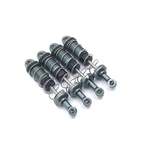 GTVNPOA Für HBX Für 16889 Für 16889A Für 16890 Für 16890A Für SG1601 Für SG1602 1/16 4 Stücke Metall Stoßdämpfer Dämpfer RC Auto Upgrade Teile Zubehör RC Zubehör(Metallic) von GTVNPOA