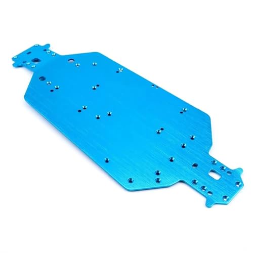 GTVNPOA Für HSP Für 94107 94170 94118 94111 1/10 Aluminium Legierung Metall Für Chassis Upgrade Teile Off Road Für Monster Truck RC Zubehör(Blue) von GTVNPOA