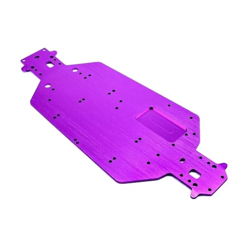 GTVNPOA Für HSP Für 94107 94170 94118 94111 1/10 Aluminium Legierung Metall Für Chassis Upgrade Teile Off Road Für Monster Truck RC Zubehör(Purple) von GTVNPOA
