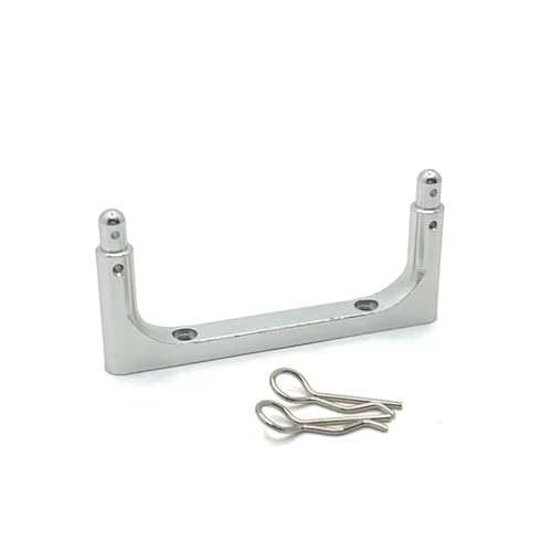 GTVNPOA Für MJX 14301 14302 14303 1/14 Metall Front Shell Säule RC Auto Off Road Kettenfahrzeug Teile Und Zubehör Upgrade Ersatzverwendung RC Zubehör(Silver) von GTVNPOA