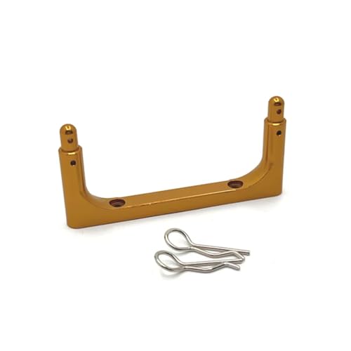 GTVNPOA Für MJX 14301 14302 14303 1/14 Metall Front Shell Säule RC Auto Off Road Kettenfahrzeug Teile Und Zubehör Upgrade Ersatzverwendung RC Zubehör(Yellow) von GTVNPOA