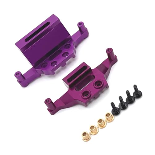 GTVNPOA Für MJX 20208 Für JJRC C8811 1/20 Metall Vorder Und Hinterradaufhängungsrahmen RC Auto LKW Teile Und Zubehör Upgrade Ersatz Und Verwendung RC Zubehör(Purple) von GTVNPOA