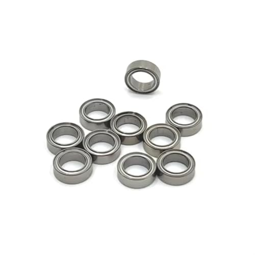 GTVNPOA Für MJX Für 14302 Für 14209 Für 14210 Für 16207 Für 16208 Für 16209 Für 16210 1/16 Metall 10 Stücke Lager RC Auto Upgrade Teile Zubehör RC Zubehör von GTVNPOA