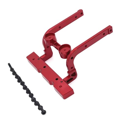 GTVNPOA Für MJX H12Y Metall Frontstangenverstärkung Feste Frontstange RC Car Kettenfahrzeugteile Und Zubehör Upgrade Austausch Und Verwendung RC Zubehör(Red) von GTVNPOA