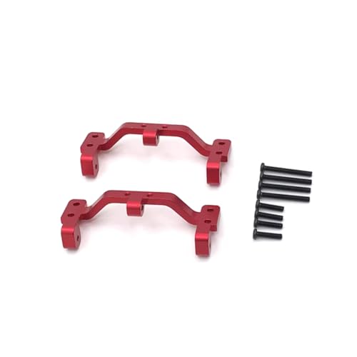 GTVNPOA Für MN D90 D91 D96 Für MN98 99S 1/12 Metall Vorder Und Hinterachse Spurstangenhalter RC Auto Teile Und Zubehör Upgrades Ersatz Verwenden RC Zubehör(Red) von GTVNPOA
