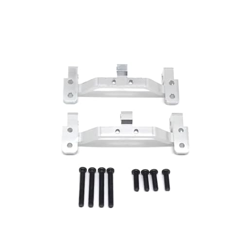 GTVNPOA Für MN D90 D91 D96 Für MN98 99S 1/12 Metall Vorder Und Hinterachse Spurstangenhalter RC Auto Teile Und Zubehör Upgrades Ersatz Verwenden RC Zubehör(Silver) von GTVNPOA