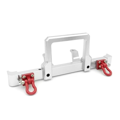 GTVNPOA Für MN D90 D91 D96 MN90 Für MN99S 1/12 Metall Frontstoßstange RC Auto Kettenfahrzeuge Teile Und Zubehör Upgrades Ersatz Und Verwendung RC Zubehör(Silver) von GTVNPOA