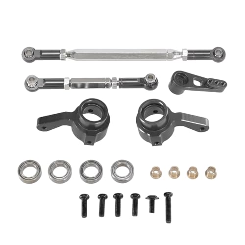 GTVNPOA Für MN Für MN168 Für MN99S Für MN82 Für MN78 D90 D91 D96 1/12 Fernbedienung Auto Zubehör Metall Lenkstange Servo Arm Lenkung Tasse RC Zubehör(Metallic) von GTVNPOA
