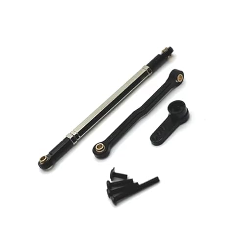 GTVNPOA Für MN Für MN168 New99S Für MN82 Für MN78 D90 D91 D96 Für MN99S 1/12 Metall Lenkstange Servoarm RC Autoteile Und Zubehör Ersatzverwendung RC Zubehör(Black) von GTVNPOA