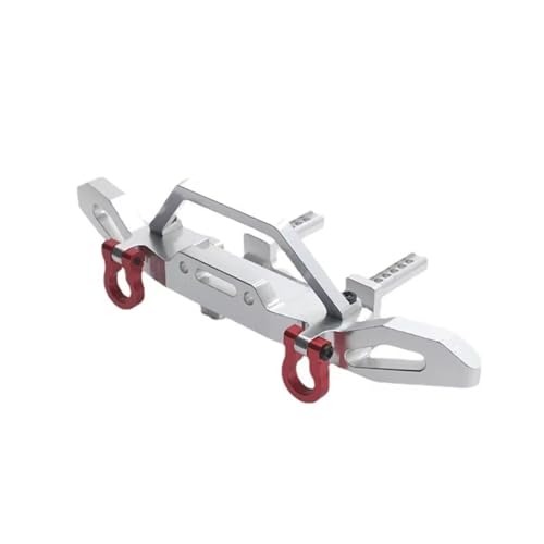 GTVNPOA Für MN MN86 MN86S G500 D90 1/12 Metall Frontstoßstange RC Auto Geländefahrzeuge Teile Und Zubehör Upgrades Ersatzverwendung RC Zubehör(Silver) von GTVNPOA