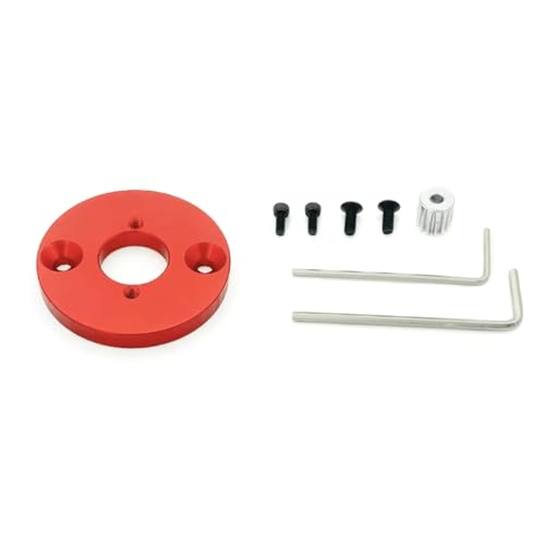 GTVNPOA Für MN86S MN86 MN86KS Für MN128 1/12 390 Zu 540/550 Motor Konverter Mit 13T Getriebe RC Auto Upgrade Teile Zubehör RC Zubehör(Red) von GTVNPOA
