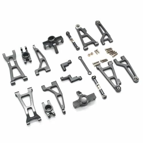 GTVNPOA Für Mjx Für Hyper Go Ersatzteile 16207 16208 16210 H16H Rc Drift Auto Fernbedienung Autos Metall Upgrade Zubehör Teile Upgrade Und Ersatz RC Zubehör(Gray) von GTVNPOA