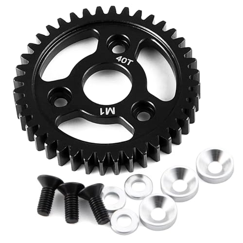 GTVNPOA Für Revo 2,5 3,3 Für Slayer Pro 1/8 Stahl M1 Spur Gear 36T 38T 40T RC Auto Für Monster Truck Upgrade Teile RC Zubehör(40T) von GTVNPOA