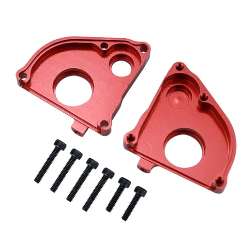 GTVNPOA Für SCX24 Für Gladiator Für Bronco C10 Für JLU Für Deadbolt 1/24 1-teiliges Metall-Zwischengetriebegehäuse Upgrade-Gehäuse RC-Autozubehör RC Zubehör(Red) von GTVNPOA