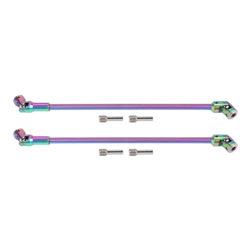 GTVNPOA Für Scalers Für Capra Für SCX10 PRO 1/10 68-229mm Stahl Schnittlänge Für Universal Joint Antriebswelle RC Upgrade Teile Zubehör RC Zubehör(2pcs) von GTVNPOA