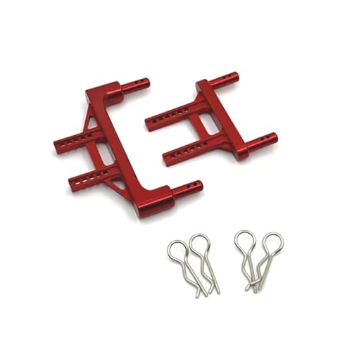 GTVNPOA Für Scy Für Jjrc Für Q130 1/16 RC Auto Für Wüste 4WD Off Road Truck Upgrade Auto Shell Feste Für Sitz Feste Säule Metall Teile Zubehör RC Zubehör(Red) von GTVNPOA