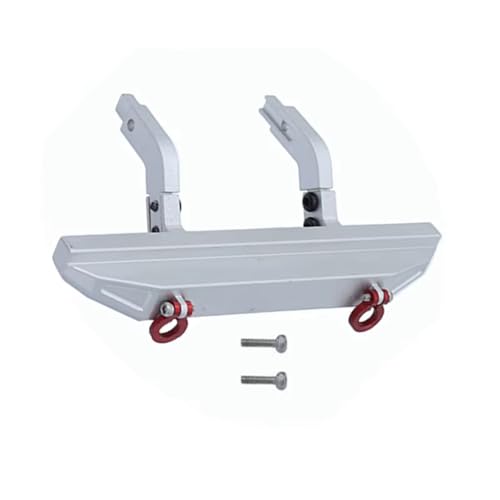 GTVNPOA Für TRX4-M 1/18 Metall Front Heckstoßstange RC Auto Geländewagen Und Kettenfahrzeug Teile Und Zubehör Upgrade Ersatz Verwendung RC Zubehör(Silver,Rear) von GTVNPOA