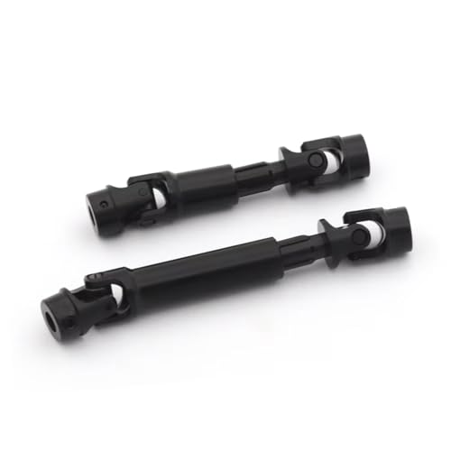 GTVNPOA Für Trax Für Trx4m 1/18 1 Satz Metall CVD RC Auto Stahl Antriebswelle 9751 Kettenauto Upgrade Teile Zubehör RC Zubehör(Black) von GTVNPOA