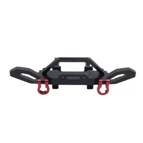 GTVNPOA Für WLtoys 104001 104002 1/10 Metall Frontstoßstange RC Auto Geländewagen Kettenfahrzeug Teile Und Zubehör Upgrade Ersatz Und Verwendung RC Zubehör(Black) von GTVNPOA