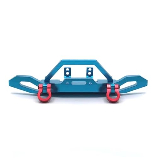 GTVNPOA Für WLtoys 104001 104002 1/10 Metall Frontstoßstange RC Auto Geländewagen Kettenfahrzeug Teile Und Zubehör Upgrade Ersatz Und Verwendung RC Zubehör(Blue) von GTVNPOA
