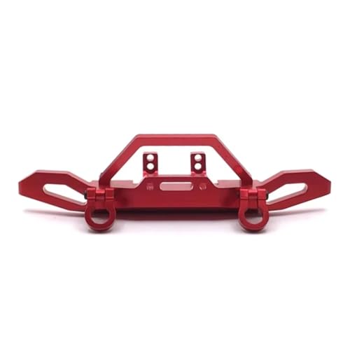 GTVNPOA Für WLtoys 104001 104002 1/10 Metall Frontstoßstange RC Auto Geländewagen Kettenfahrzeug Teile Und Zubehör Upgrade Ersatz Und Verwendung RC Zubehör(Red) von GTVNPOA