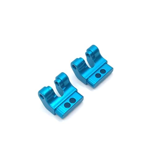 GTVNPOA Für WLtoys 124016 124018 1/12 Metallstoßdämpfer Fixiert Für Seat Fernbedienung Autoteile Und Zubehör Upgrade Ersatz Und Verwendung RC Zubehör(Blue) von GTVNPOA